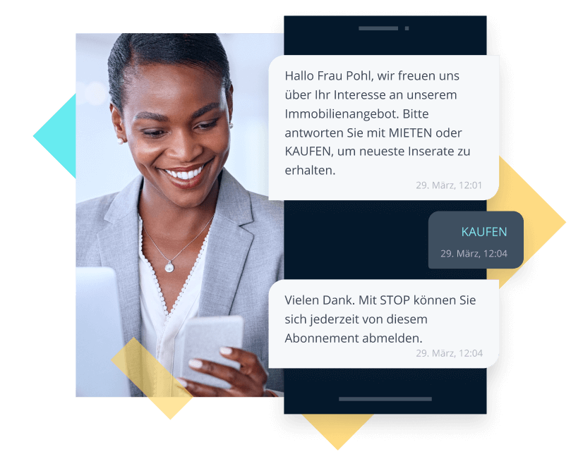 SMS API für Unternehmen - Beispiel