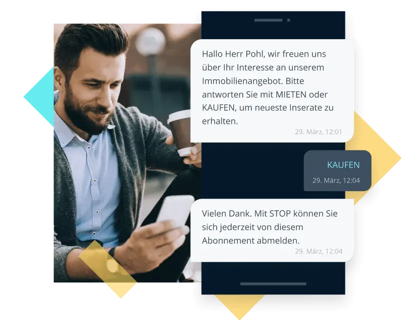 Online SMS Beispiel